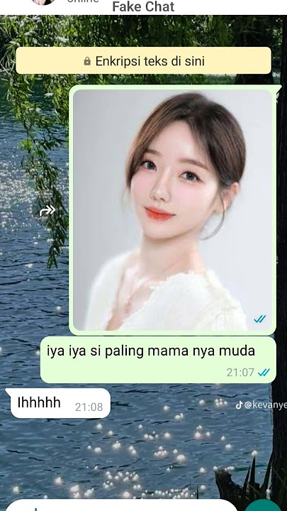 #fake chat teman pamer😒