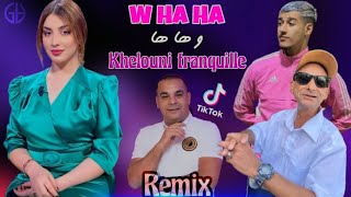 Houari dauphin - ghadi nwali meryoul - khalouni tranquille - w ha ha ( غادي نولي مريول ) Remix