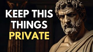 4 THINGS YOU SHOULD KEEP PRIVATE