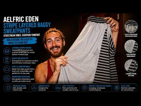 Aelfric Eden Sweatpants Review: Y2K Style Baggy Wide Leg Pants
