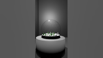Snow Globe in Blender #Blender #3D #Shorts 2