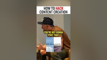 How to Hack Content Creation