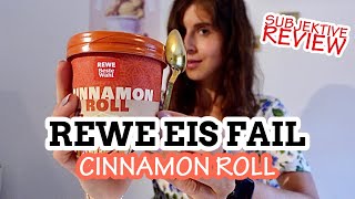 REWE EIS FAIL! | CINNAMON ROLL REVIEW | die schlechteste Eiscreme bisher?