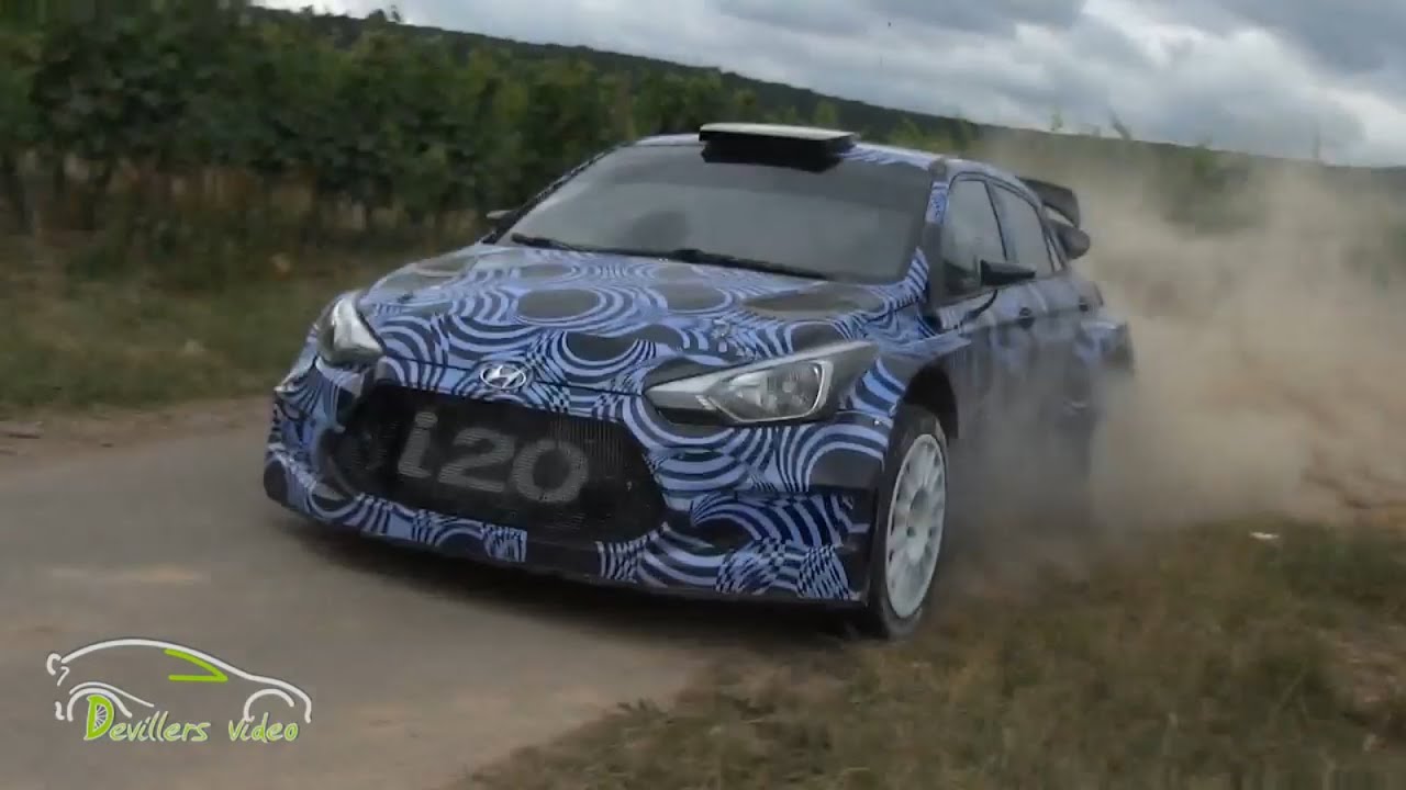 Wrc Adac Deutschland Rallye 15 Test Hyundai I 16 Hd Devillersvideo Youtube