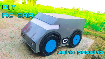 DIY RC car using Arduino || mobile control car || VD Tech Creator