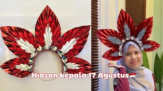 Tutorial hiasan kepala 17 agustus | tutorial topi karnaval | diy headpiece