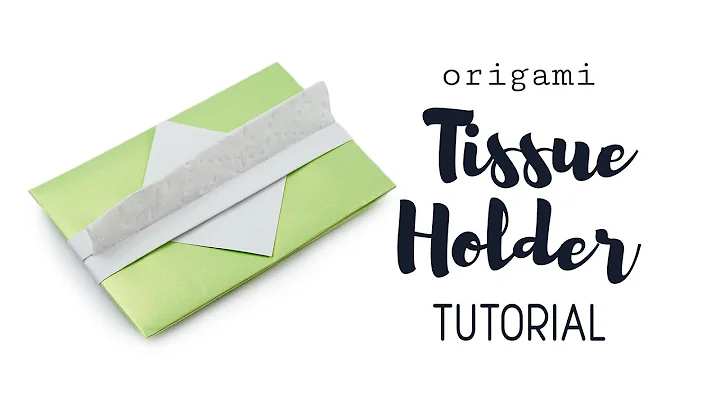 Origami Tissue Holder Tutorial - DIY - Paper Kawaii