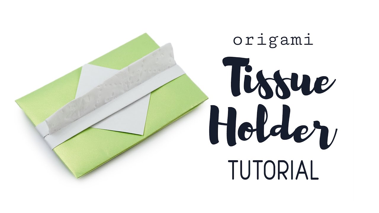 Origami Tissue Holder Tutorial DIY Paper Kawaii YouTube