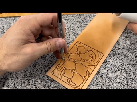 How to prepare leather for tooling 