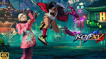 KOF XV | Ash & Maxima & Angel 💥 Isla & Antonov & Chris | CPU vs CPU AI vs AI