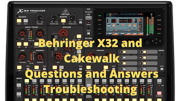 Behringer X32 Troubleshooting Questions and Answers