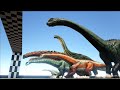 Which one is arks fastest sauropod  theropod dinosaur  new ark races