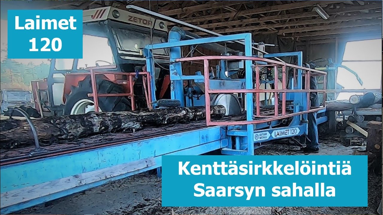 Kenttäsirkkelöintiä Saarsyn sahalla (Laimet 120)
