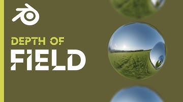 Camera Depth of Field Effect in Blender 3D (Blurred Background)