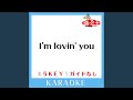 I'm lovin' you(ガイド無しカラオケ) +3Key[原曲歌手:ICONIQ&times;EXILE ATSUSHI