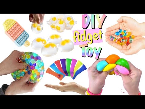 11 KENDİN YAP FIDGET TOY FİKRİ - Viral TIKTOK Fidget ve Pop It Toy – Evde Stres Oyuncağı Yapımı