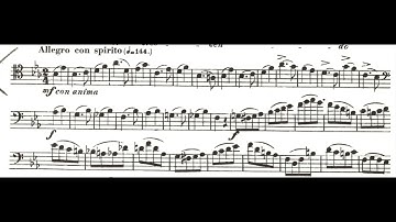 Tchaikovsky Serenade for Strings in C major Cello Orchestra Audition Excerpt with Score