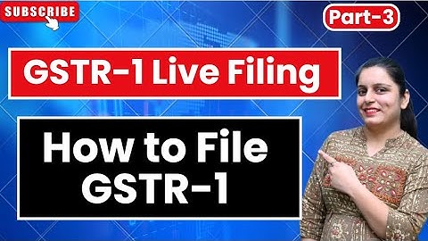 How to file #GSTR-1 Online || GSTR-1 filing step by step || GST return filing 2025 ||  Part-3