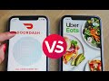 Uber Eats vs DoorDash order test and app comparison