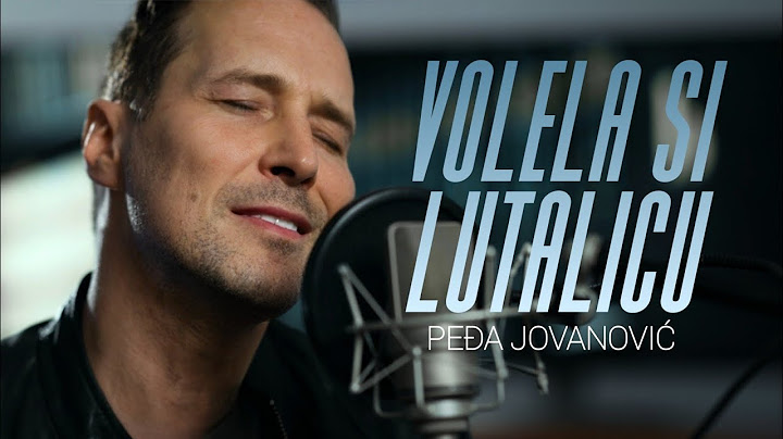 PEDJA JOVANOVIC - VOLELA SI LUTALICU (PIANO VERSION) 2025