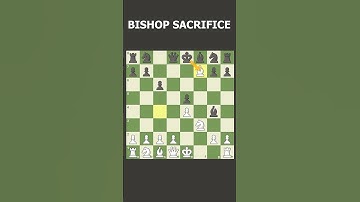 How a Brilliant Bishop Sacrifice Wins the Game #chess