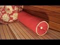 How to Make a Neckroll Pillow with Piping