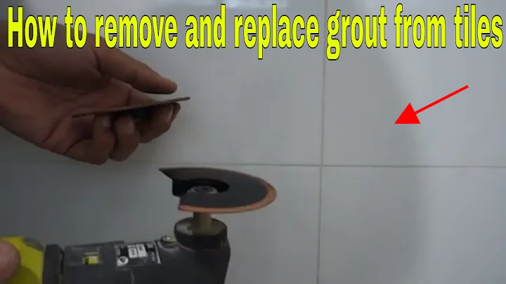 How to remove and replace grout from tiles - The e...