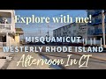 Misquamicut westerly rhode island relaxing walk around tour