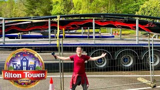 Alton Towers Nemesis Construction Update - 5th May 2023