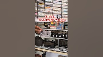 90s Old  Audio Cassette Collection With Radio Cassette Tape Recorder #audio #cassette #shorts #90s