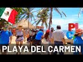 PLAYA DEL CARMEN Mexico 🇲🇽 Walking Tour 2021 || 4K Walk in Mexico