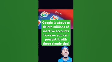#google is #deleting millions of #inactive Google #accounts however you can easily #prevent it!