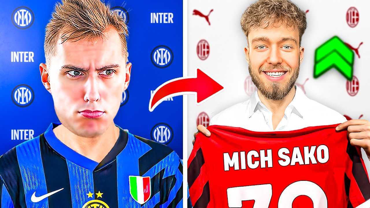*MILAN DERBY* AC vs INTER 5 SEZÓN BATTLE ⚔️🤯 MICH SAKO vs GUDU 🥊🏆🇮🇹