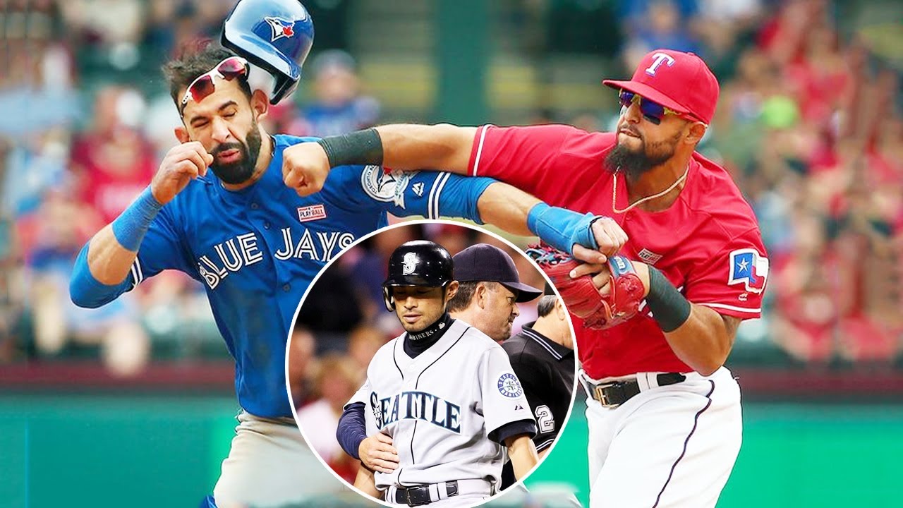 Mlb 乱闘ブチギレ集 イチロー Youtube