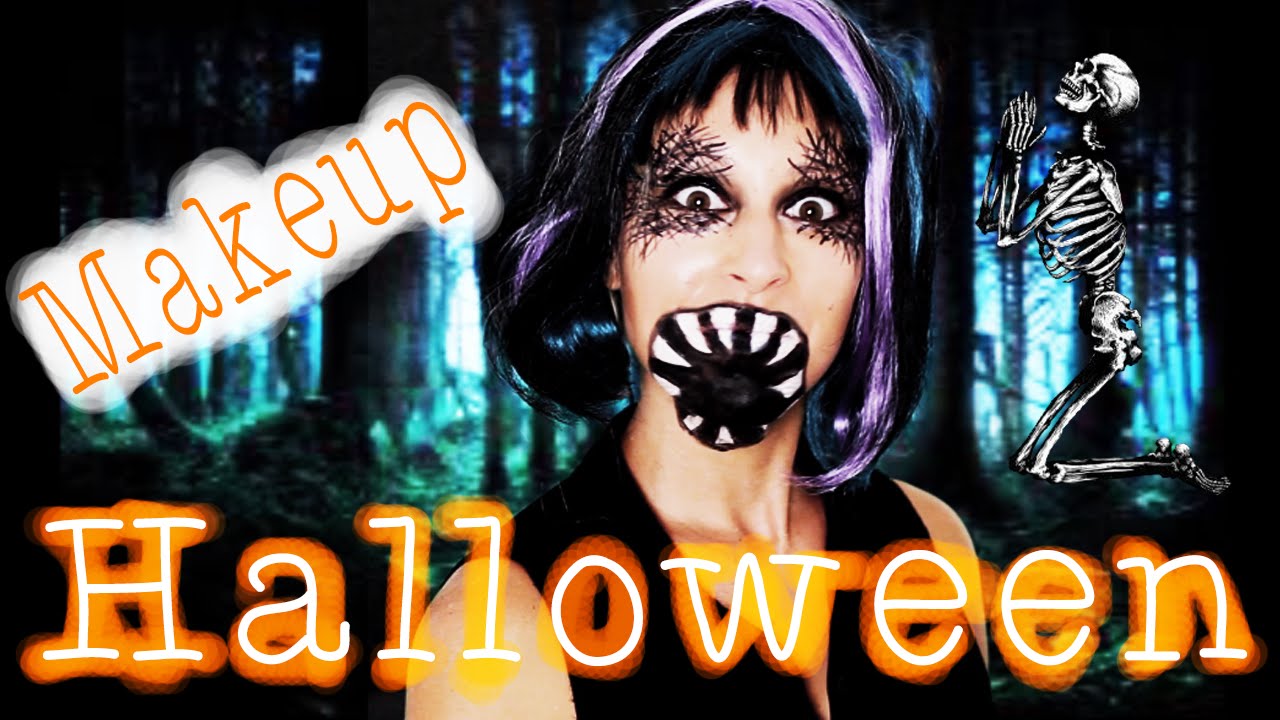Maquillage Halloween de dernière minute - YouTube