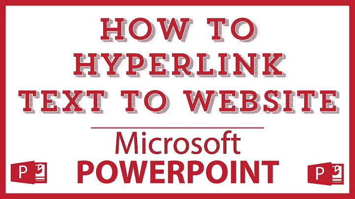 How To Hyperlink Text To A Webpage In Microsoft PowerPoint | 365 |  *2025