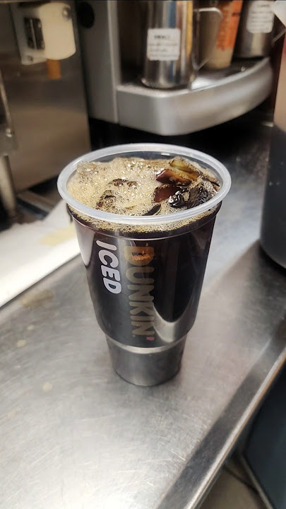 Dunkin Donuts Cold Brew Coffee Black  @Dunkin-Donuts @dunkinph #coldbrew #colddrinks