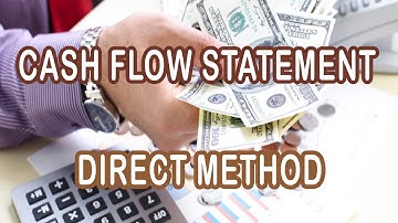 Cash Flow Statement Direct Method | In Urdu, Hindi Language