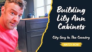 How To Build Kitchen Cabinets | Kitchen Renovation | Lilly Ann Cabinet Build From Start To Finish