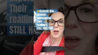 ☀️Dyslexic Kids + Summer: Learning Loss? Or Secret Weapon? #dyslexia #shortsviral #phonicsforkids