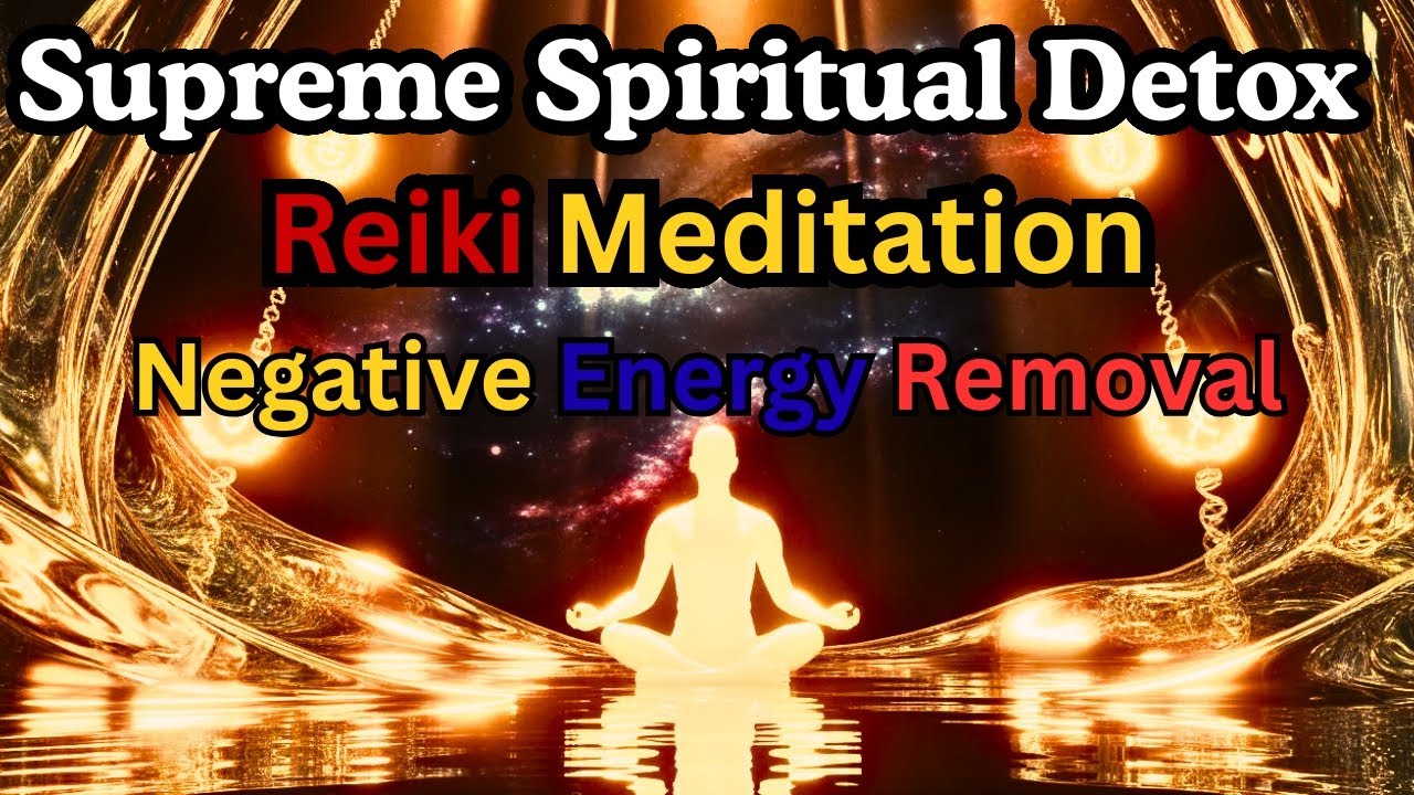 Supreme Spiritual Detox ✨ Reiki Meditation for Negative Energy Removal AND Inner Peace 