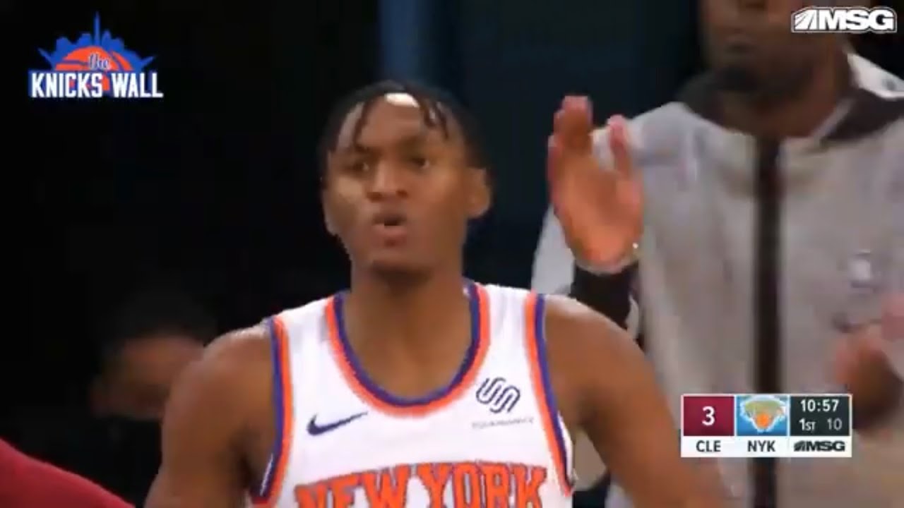 Knicks' Immanuel Quickley hilariously mistaken for two NBA