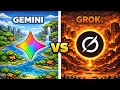 Nechal jsem BOJOVAT Gemini proti Groku AI ve Worldboxu!