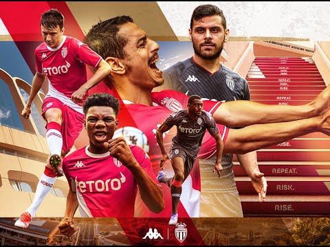 AS Monaco 2021/22 Kappa Home and Away Kits Launch Video