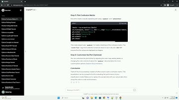 python plot confusion matrix