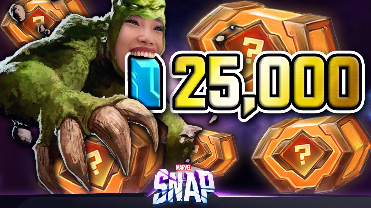 SPENDING 25,000 CREDITS in Marvel Snap 🐋💲