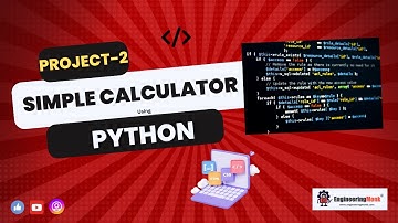 How to Create a Simple Calculator Using Python | Step-by-Step Tutorial | Project - 2