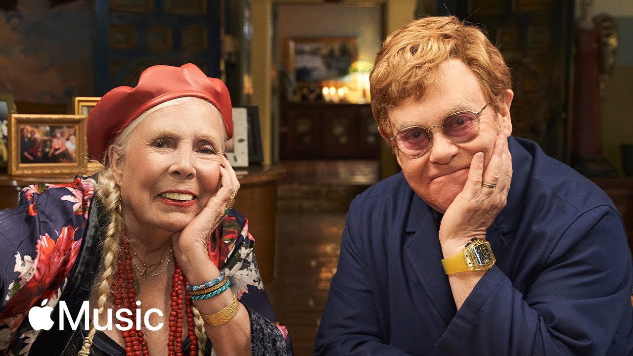 Joni Mitchell: The Rocket Hour Interview with Elton John | Apple Music