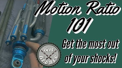 Motion Ratio explained! What you need to know before mounting shocks or coilovers.