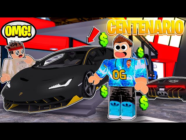 Buying the LAMBORGHINI CENTENARIO in ROBLOX DRIVING SIMULATOR 